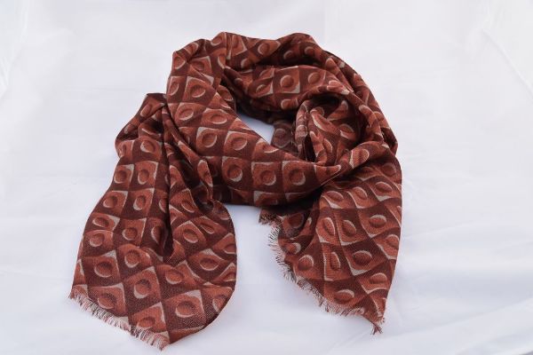 Immagine di : SCIARPA GIERRE MILANO UOMO DONNA 172296 FANTASIA BORDEAUX