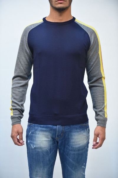 Immagine di | MAGLIA DANIELE ALESSANDRINI UOMO FM31444I3805 BLU A/I