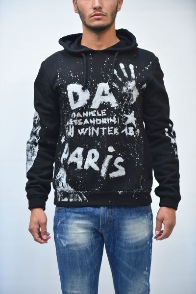 Immagine di FELPA DANIELE ALESSANDRINI UOMO M6775E7063805 NERO.