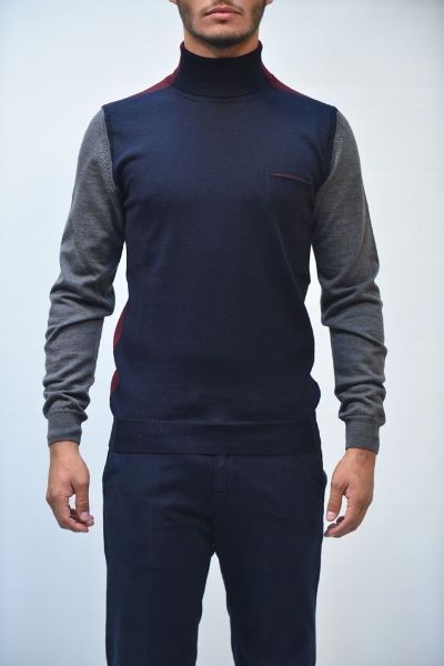 Immagine di | MAGLIA A/I DOLCEVITA +39 MASQ UOMO MA080161 BLU BORDEAUX