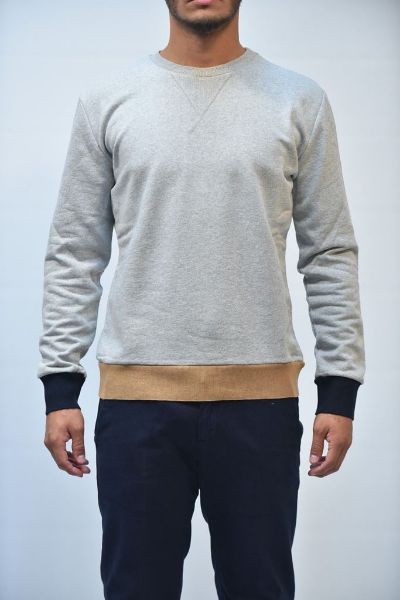 Picture of SWEATSHIRT +39 MASQ MAF085000 GRIGIO CHIARO