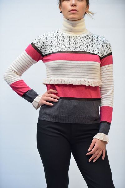 Immagine di | MAGLIA DOLCEVITA CRISTINAEFFE DONNA MIRA FANTASIA