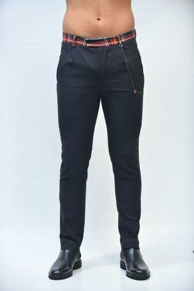 Immagine di | PANTALONE DANIELE ALESSANDRINI UOMO P3644N8143807 BLU