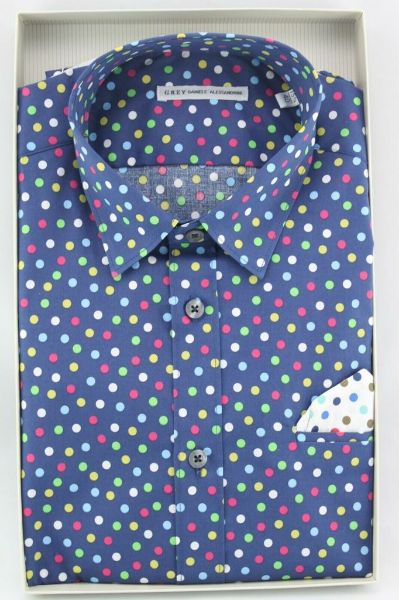 Immagine di CAMICIA DANIELE ALESSANDRINI UOMO C1534B1248C3900 BLU POIS