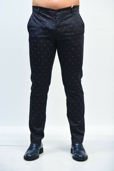 Immagine di | PANTALONE DANIELE ALESSANDRINI UOMO P3322BC3902 FANTASIA BLU