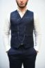 Immagine di GILET DANIELE ALESSANDRINI UOMO L230S2154 BLU NERO