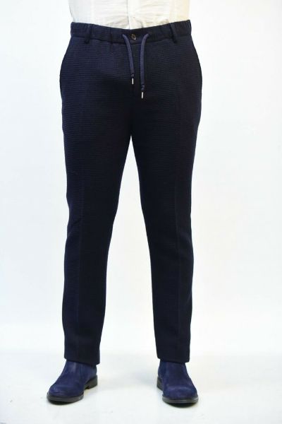 Immagine di PANTALONE DANIELE ALESSANDRINI UOMO P3807S2252NO BLU 