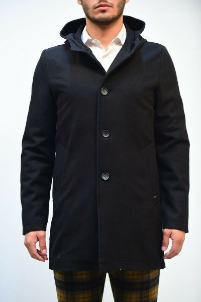 Immagine di | CAPPOTTO DANIELE ALESSANDRINI MONTGOMERY UOMO I81303907 NERO