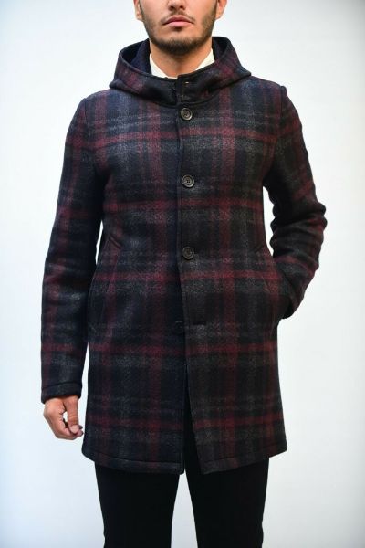 Immagine di | CAPPOTTO DANIELE ALESSANDRINI UOMO T479M5153906 QUADRI