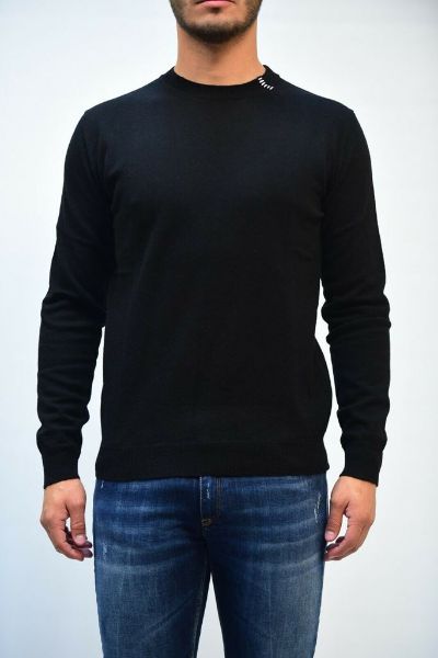 Immagine di | MAGLIA A/I DANIELE ALESSANDRINI UOMO FM904803905 NERO