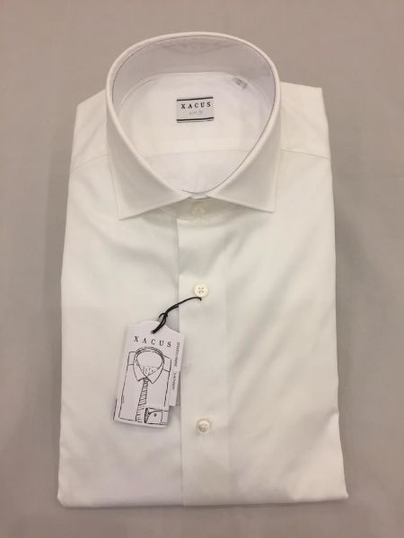 Picture of XACUS  CAMICIA UOMO ART. 16113.001.658 SLIM FIT BIANCO.