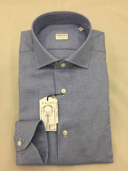 Immagine di XACUS  CAMICIA UOMO ART. 11290.002.558 TAILOR FIT FANTASIA.