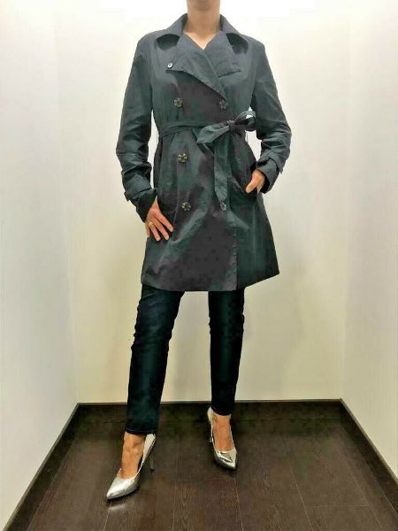 Immagine di TRENCH HETREGO DONNA IVORY BLU.