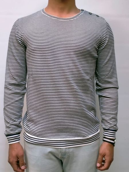 Immagine di | MAGLIA GIROCOLLO +39 MASQ UOMO 6038 FANTASIA RIGHE