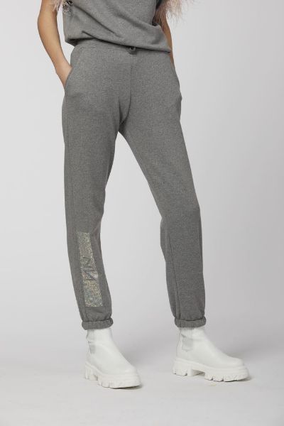 Picture of PANTALONE IN FELPA NENETTE DONNA QUERIDA GRIGIO