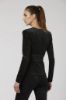 Immagine di | CAMICIA BLUSA NENETTE DONNA FADAR NERO INVERNALE
