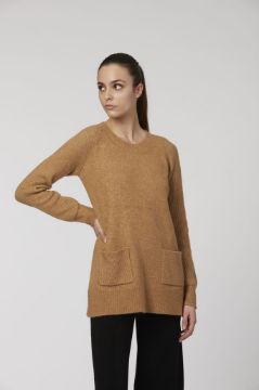 Visualizza i dettagli per | MAGLIA NENETTE DONNA MAITAI CAMMELLO Immagine di | MAGLIA NENETTE DONNA MAITAI CAMMELLO