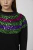 Immagine di | MAGLIA NENETTE DONNA MAIS NERO/MULTICOLOR