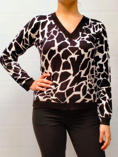 Immagine di | MAGLIA NO SECRETS DONNA 213NS034 BIANCO NERO