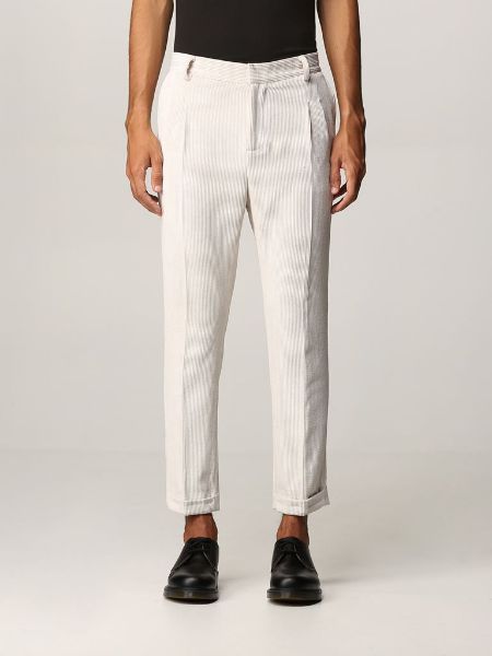 Immagine di PANTALONE DANIELE ALESSANDRINI UOMO P4037N991L4106 PANNA