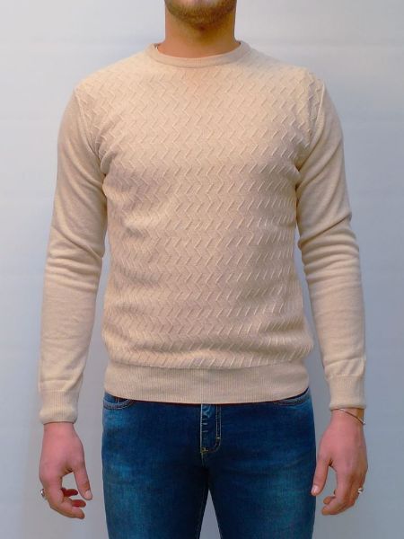 Picture of | MAGLIA A/I BARBATI UOMO MA-B118P BEIGE 
