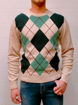 Visualizza i dettagli per | MAGLIA A/I  BLOCK23 UOMO ART.0759 ROMBI Immagine di | MAGLIA A/I  BLOCK23 UOMO ART.0759 ROMBI