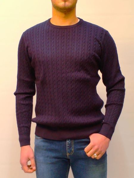 Immagine di | MAGLIA GIROCOLLO DIKTAT UOMO DK17005 BLU