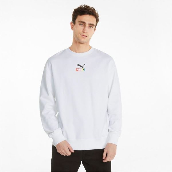 Immagine di FELPA  PUMA UOMO SWEATSHIRT  533664 02 BIANCO