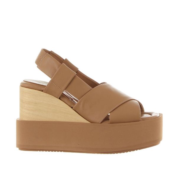 Immagine di SANDALI PALOMA BARCELO' 100% pelle DONNA MAO NAPA SILK CAMMELLO