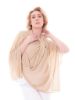 Immagine di . STOLA NENETTE DONNA ZENZERO IN TULLE E LUREX BEIGE