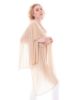 Immagine di . STOLA NENETTE DONNA ZENZERO IN TULLE E LUREX BEIGE