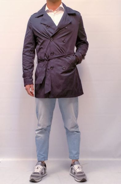 Immagine di TRENCH CABAN DANIELE ALESSANDRINI XB001A844202 BLU