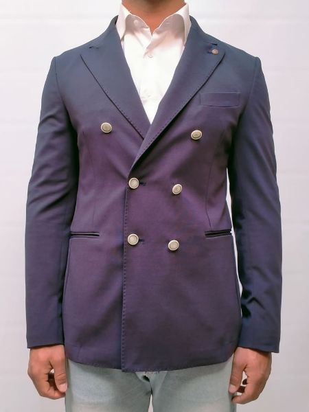 Immagine di GIACCA BARBATI UOMO JACKET G-CLARK DOPPIO PETTO BLU