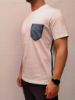 Immagine di | T-SHIRT UOMO P.M.D.S. ART. TEE STRIP BIANCO MADE IN ITALY