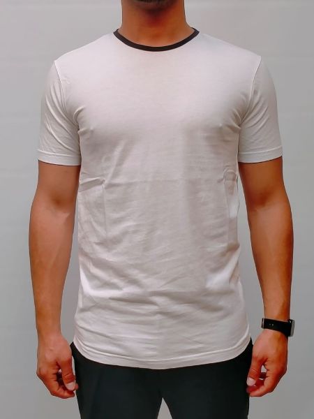 Picture of | T-SHIRT DANIELE ALESSANDRINI UOMO M7571E643NO4202 BIANCO