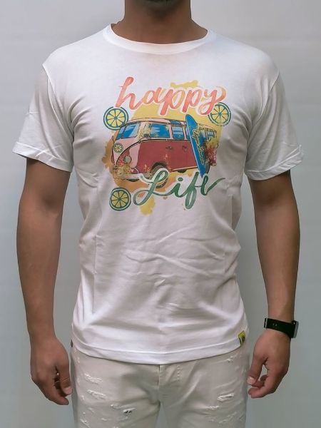 Immagine di | T-SHIRT BARBATI UOMO TS-ED14 BIANCO