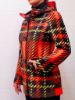 Immagine di GIACCONE PARKA ERO DONNA  2259 QUADRI/ARANCIO