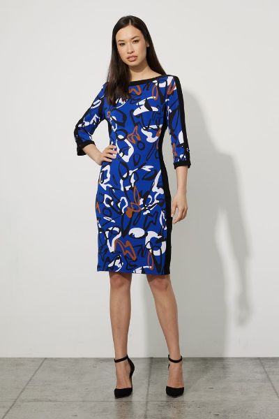 Immagine di | ABITO JOSEPH RIBKOFF DONNA 223231 FANTASIA BLU/MULTICOLOR