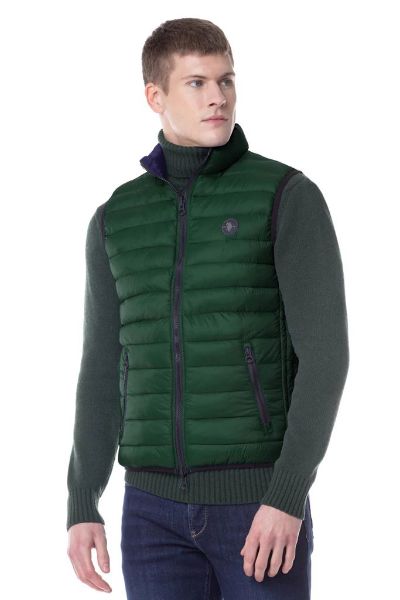 Immagine di U.S. POLO ASSN GILET UOMO 46019 62867 BLU / VERDE REVERSIBILE