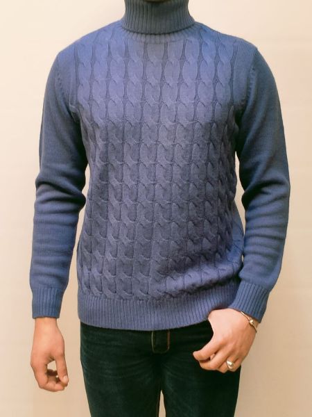 Immagine di | MAGLIA A/I DIKTAT DOLCEVITA UOMO DK37021 BLU CHIARO