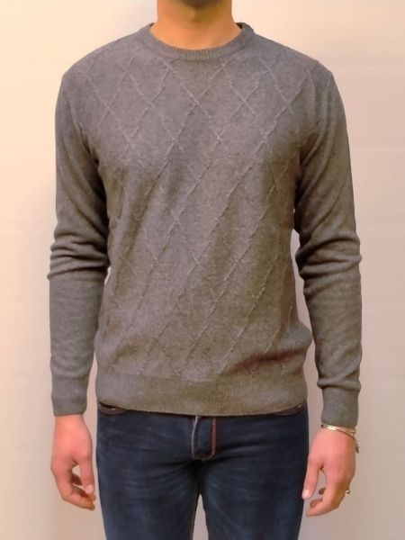 Immagine di | MAGLIA BARBATI UOMO MA-B133P GRIGIO A/I