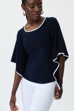 Visualizza i dettagli per . BLUSA JOSEPH RIBKOFF DONNA  231146 BLU P/E  Immagine di . BLUSA JOSEPH RIBKOFF DONNA  231146 BLU P/E