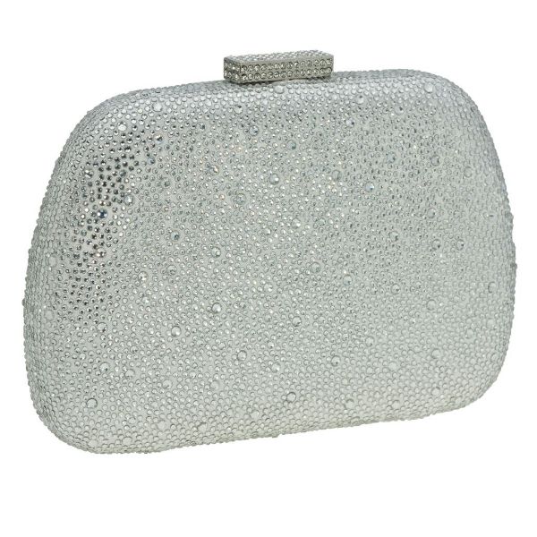 Immagine di BORSA ANNA BELLA DONNA POCHETTE CERIMONIA B1392 ARGENTO