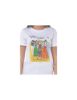 Immagine di . MAGLIA T-SHIRT DONNA NENETTE DATTERINA BIANCO 