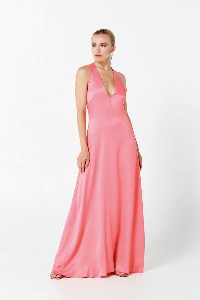 Picture of . ABITO NENETTE DONNA AMERICA IN VISCOSA CORALLO