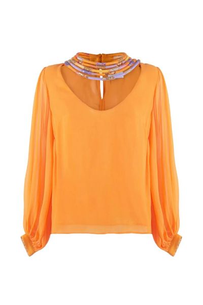Immagine di . BLUSA NENETTE DONNA FAVOLA ARANCIO P/E