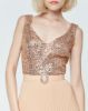 Immagine di ABITO LUNGO CON PAILLETTES ACCESS FASHION DONNA ART. 3384-426 BRONZO