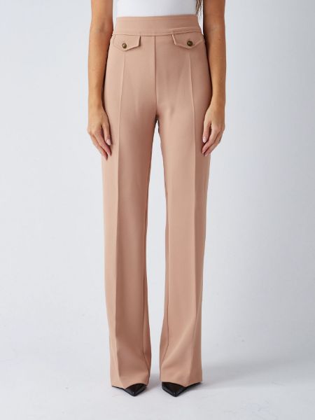 Immagine di . PANTALONE NENETTE DONNA PALAZZO EVERIT CAMMELLO