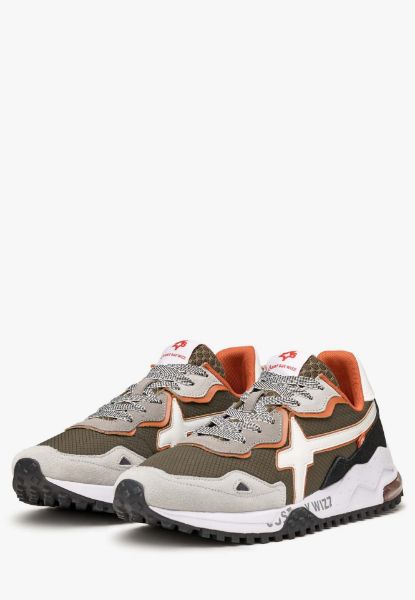 Immagine di SCARPE W6YZ UOMO SNEAKERS IN SUEDE E TESSUTO TECNICO BREEZE-M.05 VERDE MILITARE