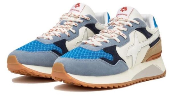 Immagine di SCARPE W6YZ UOMO SNEAKERS IN SUEDE E TESSUTO TECNICO YAK-M.17 CELESTE